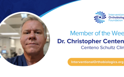 IOF Member of the Week: Dr. Christopher J. Centeno