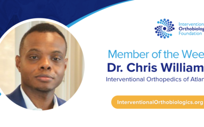 IOF Member of the Week: Dr. Chris Williams