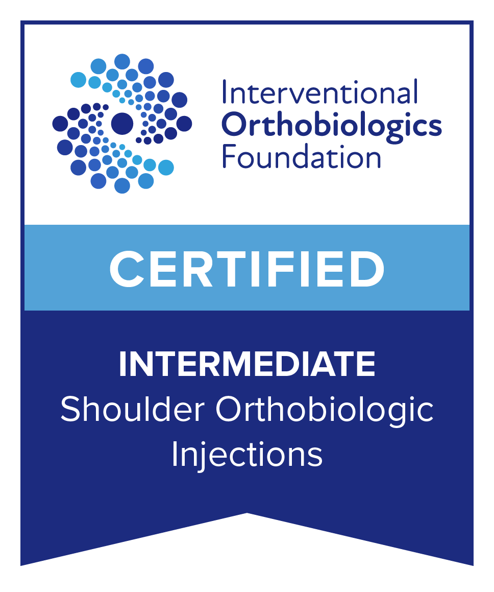 IOF certification badge: intermediate shoulder