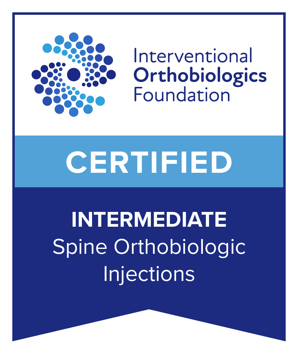 IOF certification badge: intermediate spine