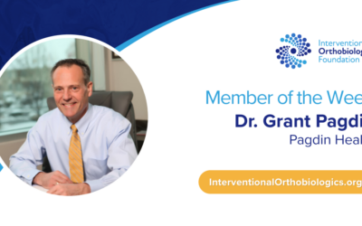 IOF Member of the Week: Dr. Grant Pagdin