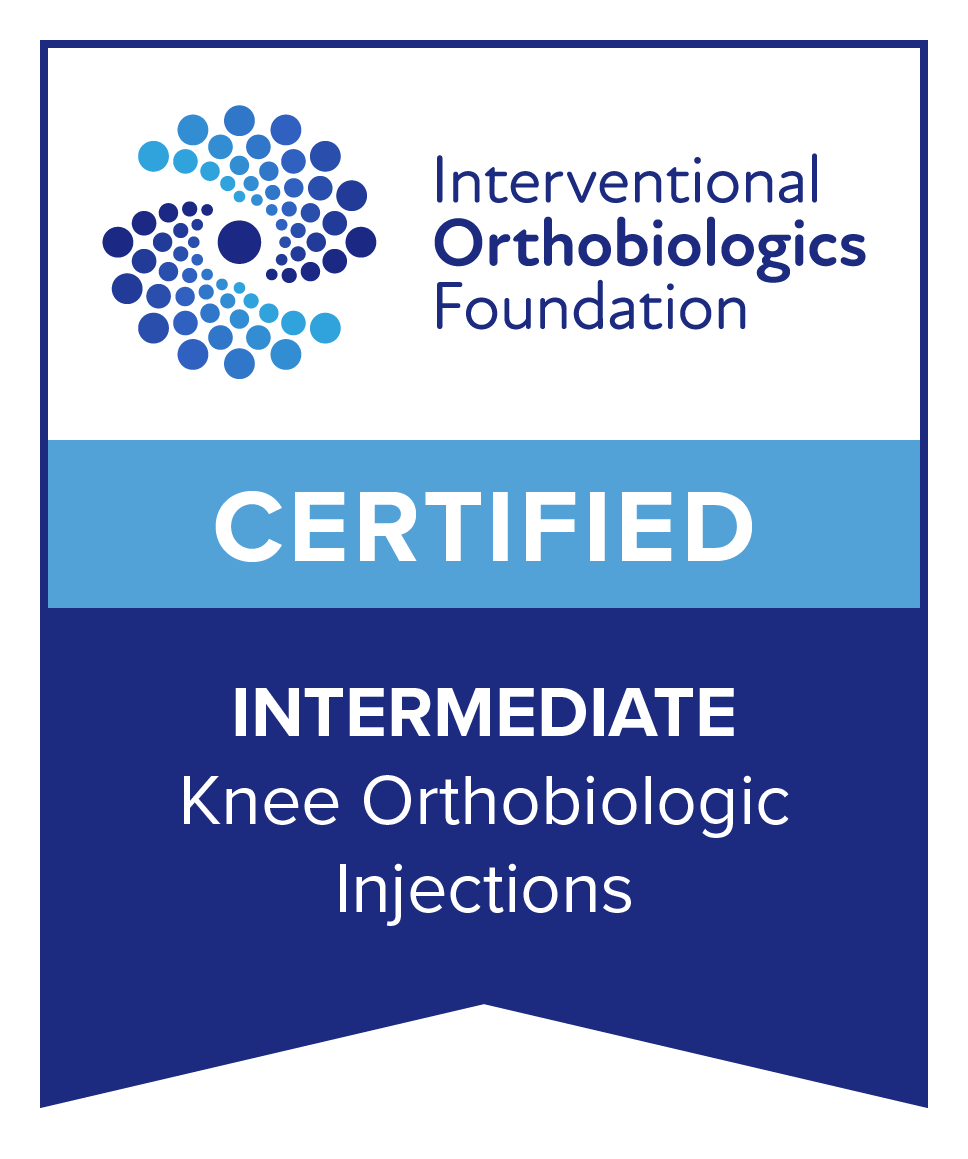 IOF certification badge: intermediate knee