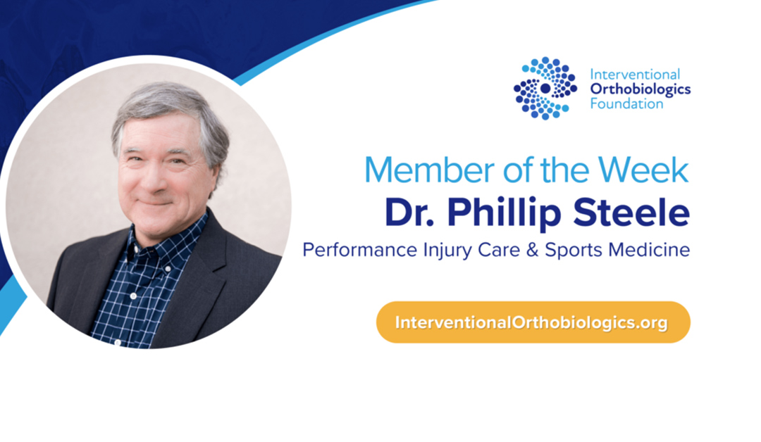 IOF Member of the Week: Dr. Phillip Steele