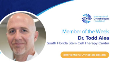 IOF Member of the Week: Dr. Todd Alea