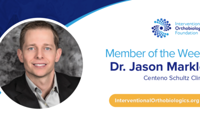 IOF Member of the Week: Dr. Jason Markle
