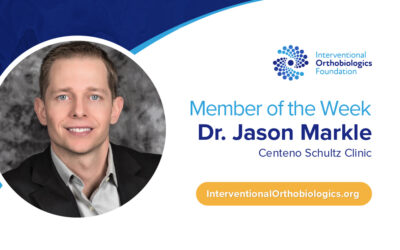 IOF Member of the Week: Dr. Jason Markle