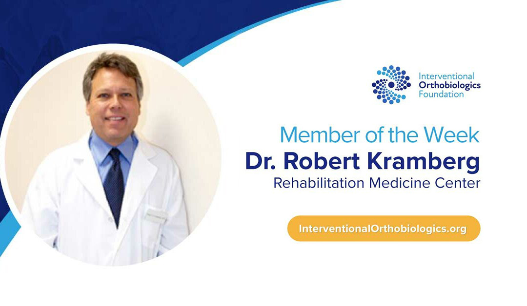 IOF Member of the Week: Dr. Robert Kramberg