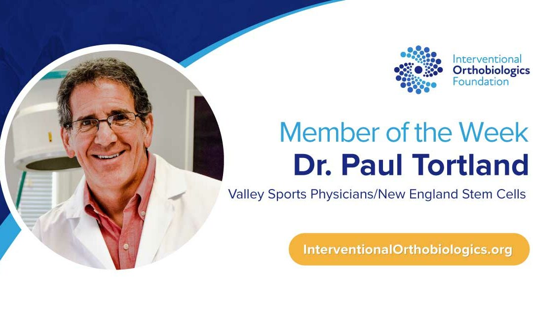 IOF Member of the Week: Dr. Paul Tortland