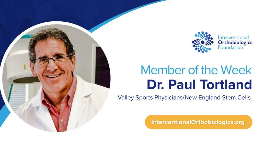 IOF Member of the Week: Dr. Paul Tortland