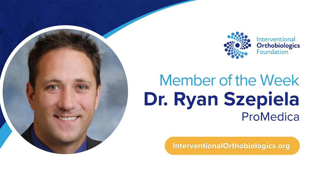 IOF Member of the Week: Dr. Ryan Szepiela