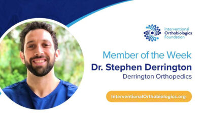IOF Member of the Week: Dr. Stephen Derrington