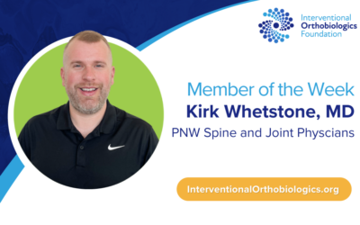 IOF Member of the Week: Dr. Kirk Whetstone