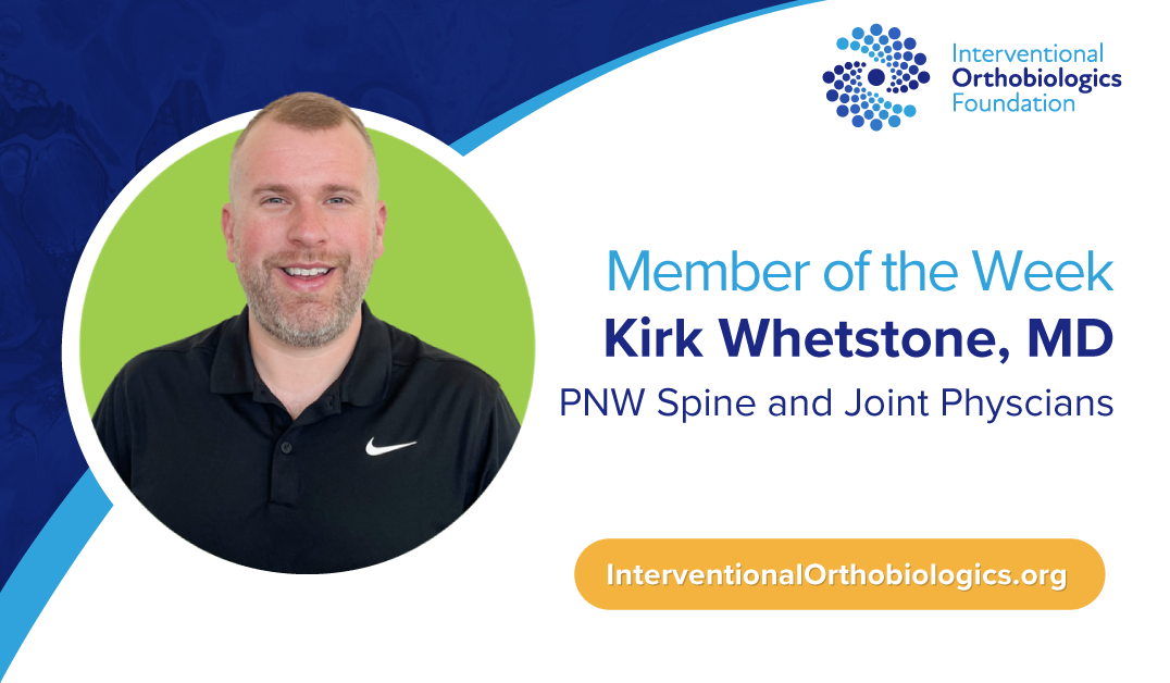 IOF Member of the Week: Dr. Kirk Whetstone