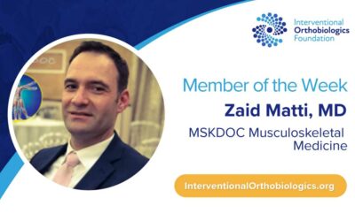 IOF Member of the Week: Dr. Zaid Matti