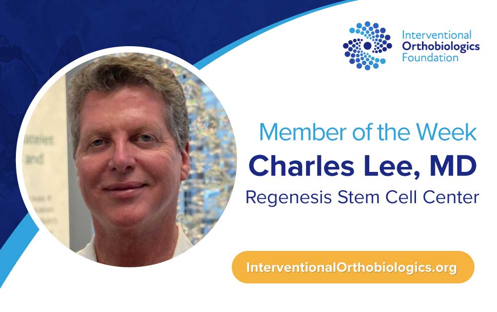 IOF Member of the Week: Charles Lee, MD