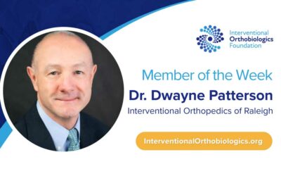 IOF Member of the Week: Dr. Dwayne Patterson