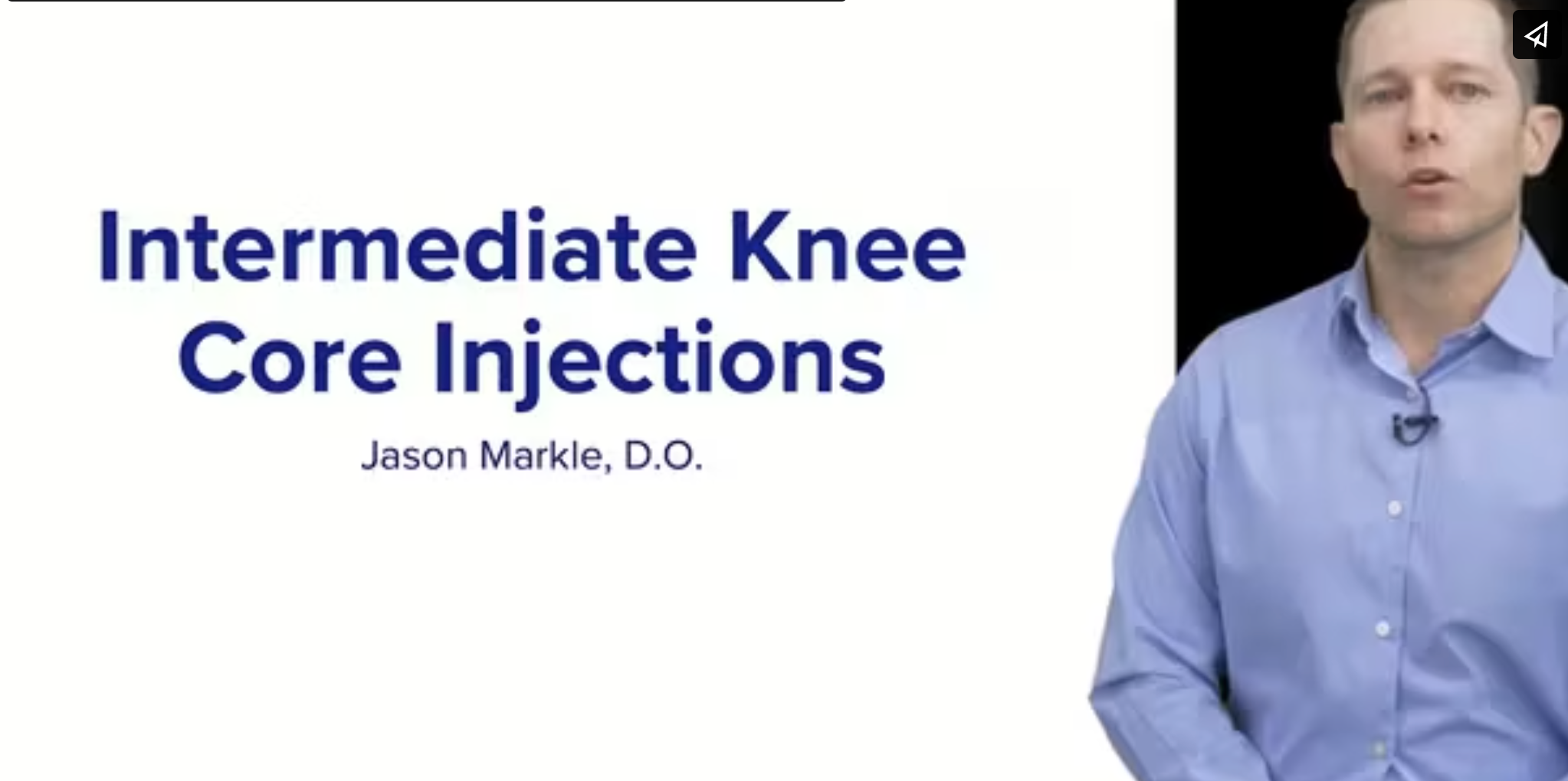 Hip & Knee lateral patellofemoral joint - Interventional Orthobiologics ...