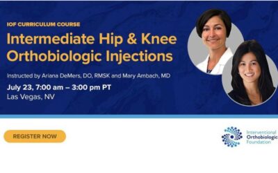 Intermediate Hip & Knee Orthobiologic Injections Course FAQ