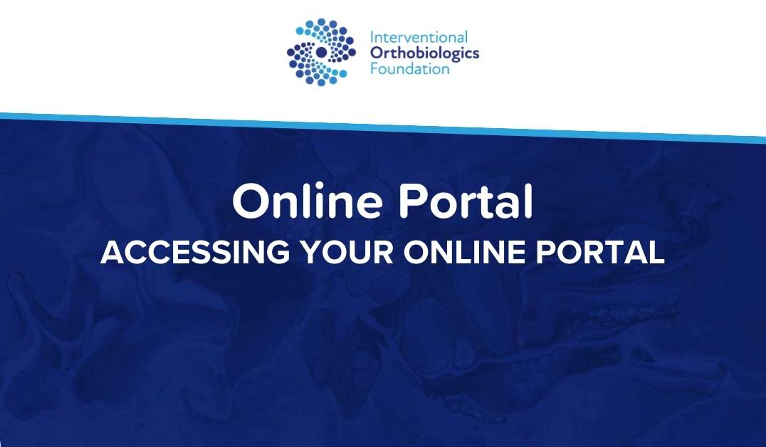 Accessing your online portal
